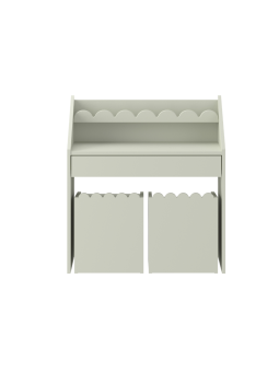 Set Scrivania + Sedie Montessoriane Book Nook Verde - BellAmy