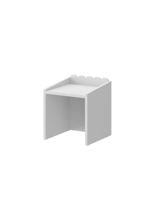 Set Scrivania + Sedie Montessoriane Book Nook Bianco - BellAmy