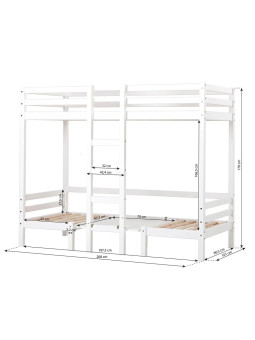 Children's Eco Dream Jumbo Bunk Bed - Hoppekids