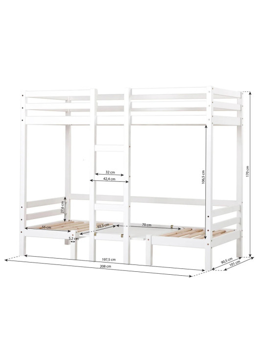 Letto a Castello per Bambini Eco Dream Jumbo - Hoppekids
