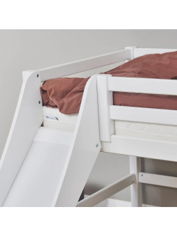 Children's Eco Dream Mid Sleeper Bed with Slide - Hoppekids