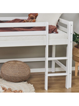 Children's Eco Dream Mid Sleeper Bed with Slide - Hoppekids