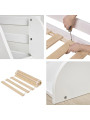 Children's Eco Dream Mid Sleeper Bed with Slide - Hoppekids