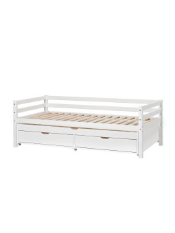 Eco Dream single bed with pull-out bed and drawers - Hoppekids