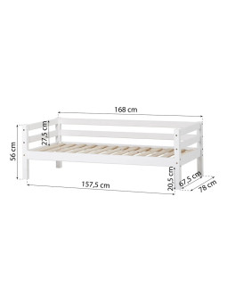 Children's Eco Dream Toddler Bed with Drawers - Hoppekids