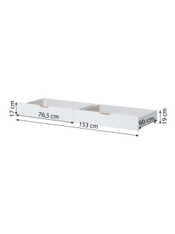 Children's Eco Dream Toddler Bed with Drawers - Hoppekids
