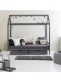 Children's Eco Dream House Bed in Grey Wood - Hoppekids