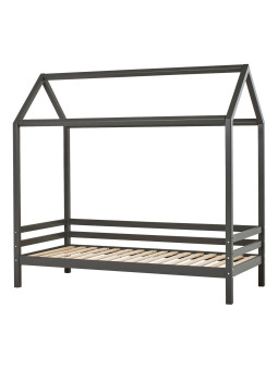 Children's Eco Dream House Bed in Grey Wood - Hoppekids