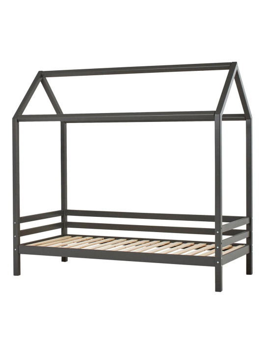 Children's Eco Dream House Bed in Grey Wood - Hoppekids