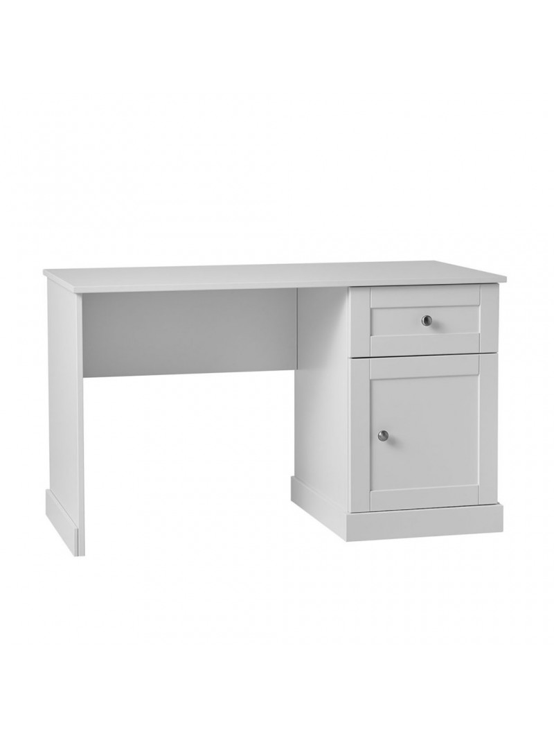 Desk with Drawer in White MDF for Children and Kids Bedroom with Modern Design