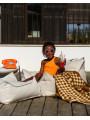 Children's Outdoor Square Ottoman - Wigiwama