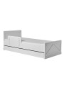 Barriera anticaduta per Lettino Collezione Marie 90x200 o 70x140 in MDF bianco