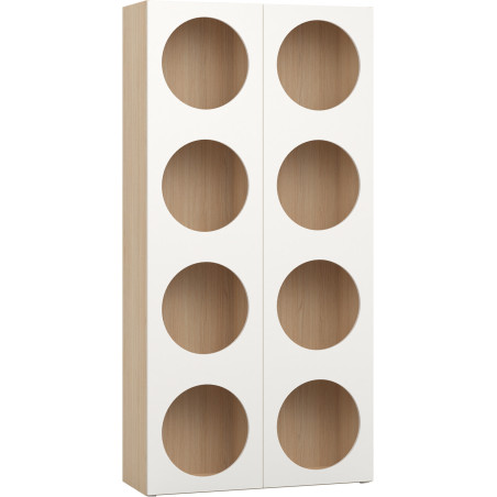 Children's Wide Bookcase with Front Arrangement 7 Reli - VOX