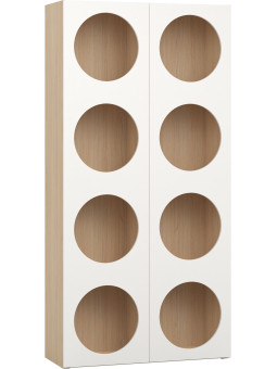 Children's Wide Bookcase with Front Arrangement 7 Reli - VOX