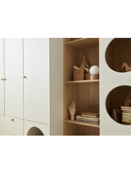 Children's Wide Bookcase with Front Arrangement 6 Reli - VOX