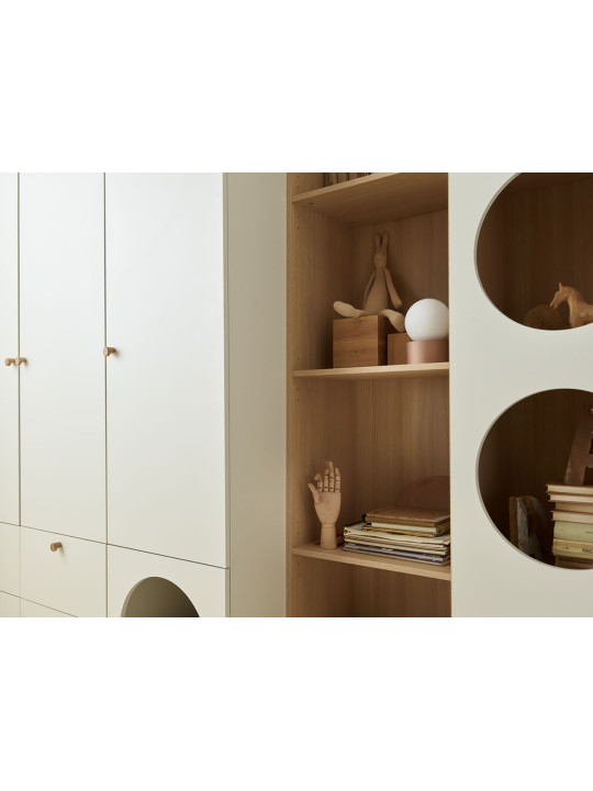 Children's Wide Bookcase with Front Arrangement 6 Reli - VOX