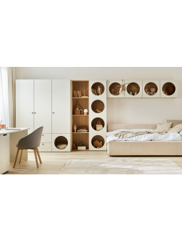 Children's Wide Bookcase with Front Arrangement 6 Reli - VOX