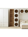 Children's Wide Bookcase with Front Arrangement 6 Reli - VOX