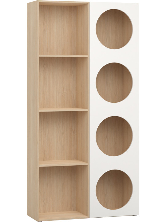 Children's Wide Bookcase with Front Arrangement 6 Reli - VOX