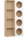 Children's Wide Bookcase with Front Arrangement 6 Reli - VOX