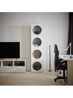 Children's Narrow Bookcase with Front Arrangement 7 Reli - VOX