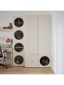 Children's Narrow Bookcase with Front Arrangement 7 Reli - VOX
