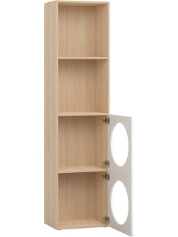 Children's Narrow Bookcase with Front Arrangement 6 Reli - VOX