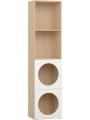 Children's Narrow Bookcase with Front Arrangement 6 Reli - VOX