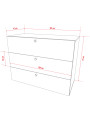 Children's Chest of 3 Drawers Reli - VOX