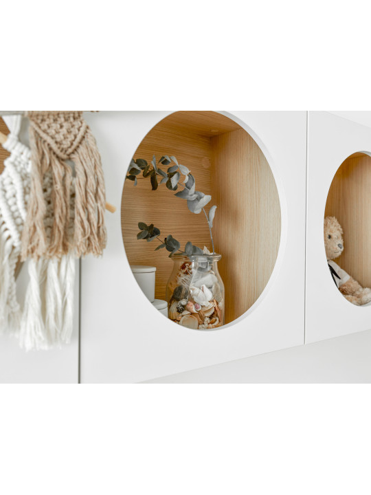 Children's Wide Wall Shelf with Front Arrangement 3 Reli - VOX