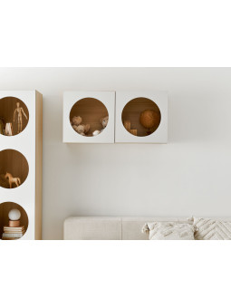 Children's Wide Wall Shelf with Front Arrangement 3 Reli - VOX