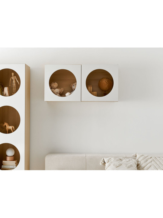 Children's Wide Wall Shelf with Front Arrangement 3 Reli - VOX