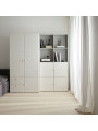Children's 2-door Wardrobe with Solid Front Reli - VOX