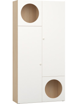 Children's Wide Bookcase with Front Arrangement Reli 5 - VOX