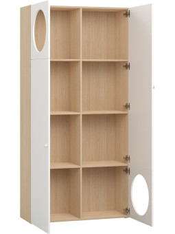 Children's Wide Bookcase with Front Arrangement Reli 5 - VOX