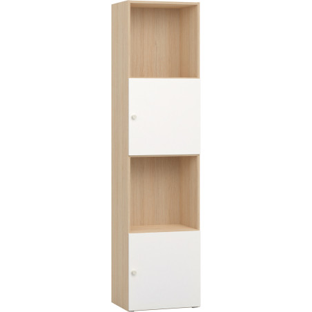 Libreria Stretta con Antine per Camerette Bambini Reli 2 - VOX