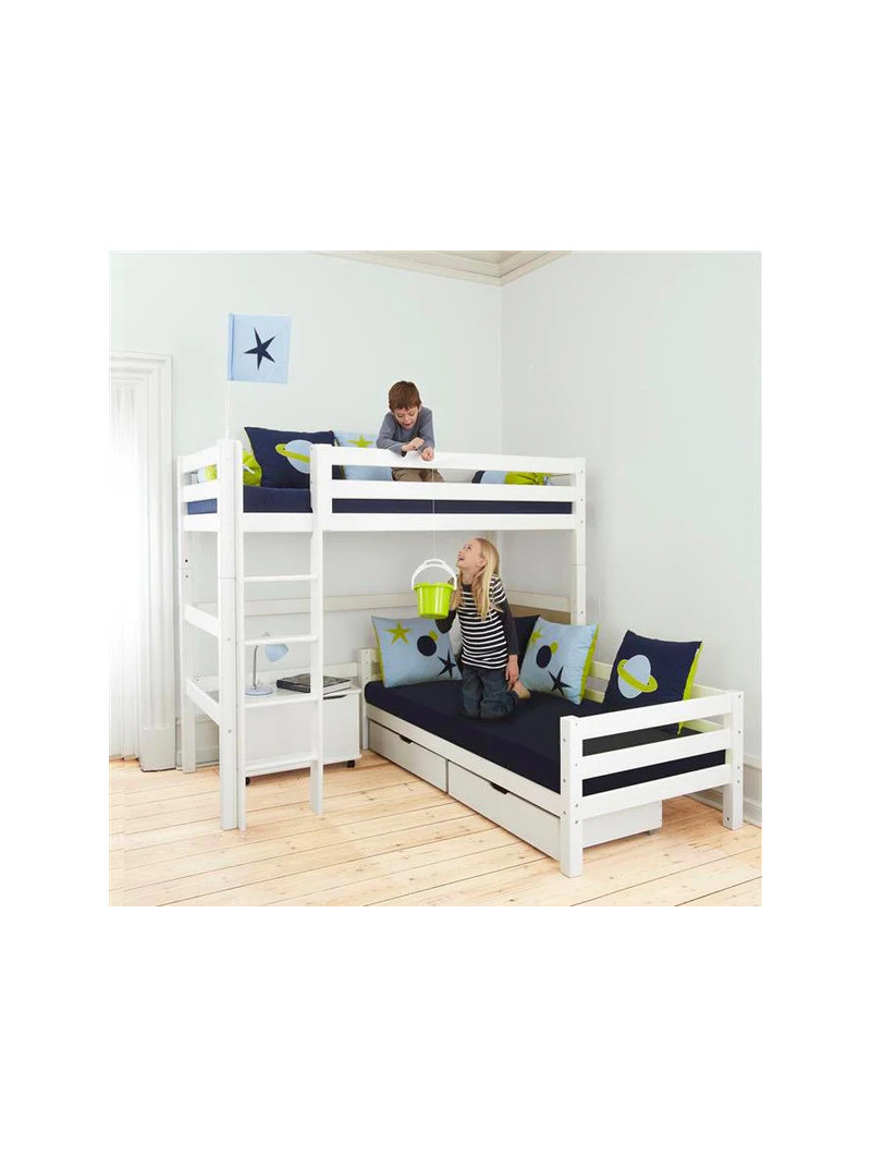 Letto a Castello Angolare per Bambini Eco Luxury - Hoppekids