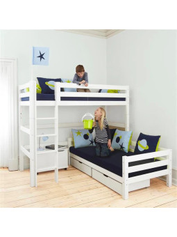 Letto a Castello Angolare per Bambini Eco Luxury - Hoppekids