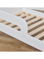 Toddler Bed 70x160 Blend in White Wood - Hoppekids - Hoppekids