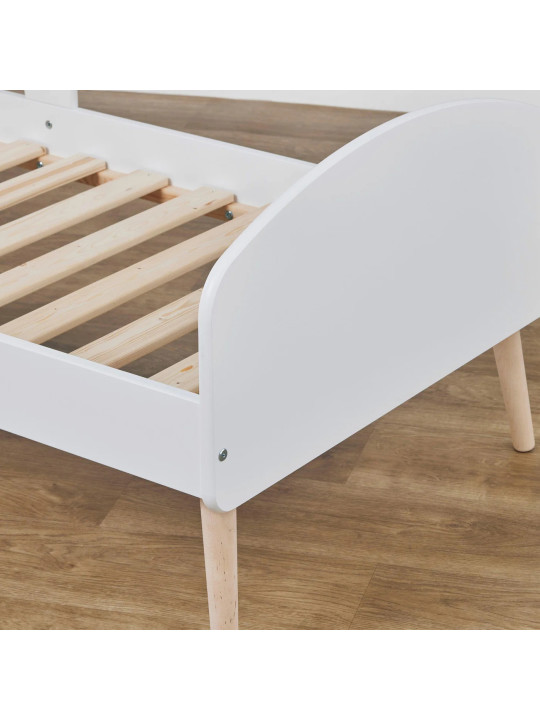 Toddler Bed 70x160 Blend in White Wood - Hoppekids - Hoppekids