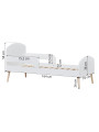 Lettino Junior 70x160 Blend in Legno Bianco - Hoppekids