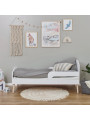 Toddler Bed 70x160 Blend in White Wood - Hoppekids - Hoppekids