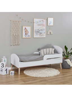 Toddler Bed 70x160 Blend in White Wood - Hoppekids - Hoppekids