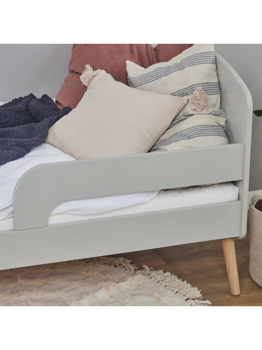 Toddler Bed 70x160 Blend in Grey Wood - Hoppekids