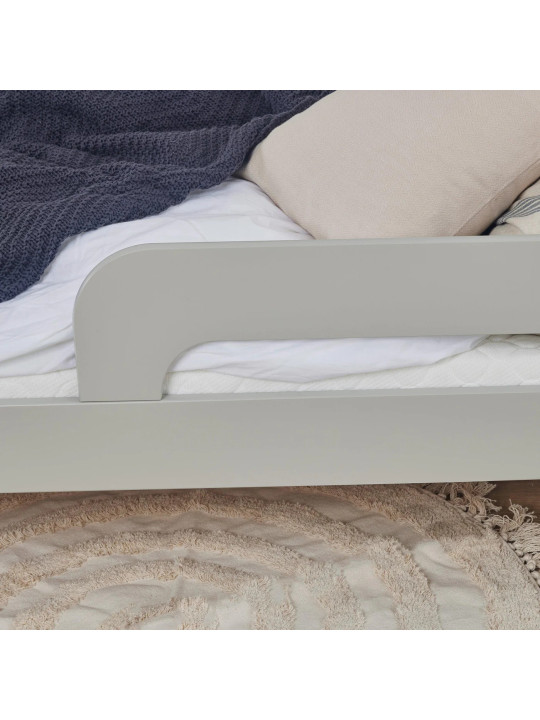 Toddler Bed 70x160 Blend in Grey Wood - Hoppekids
