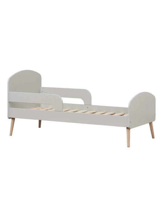 Toddler Bed 70x160 Blend in Grey Wood - Hoppekids