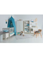 Armadio 2 Ante per Bambini Bianka in Legno Bianco - Novelies