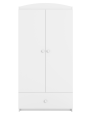 Children's 2-Door Wardrobe Babydreams white - Kocot Kids