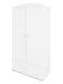 Children's 2-Door Wardrobe Babydreams white - Kocot Kids