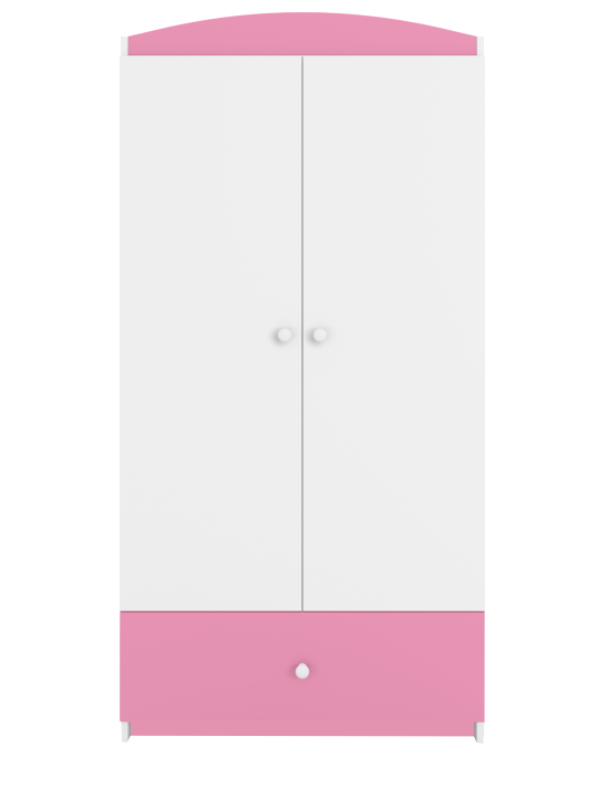 Armadio 2 ante per Bambini Babydreams rosa - Kocot Kids